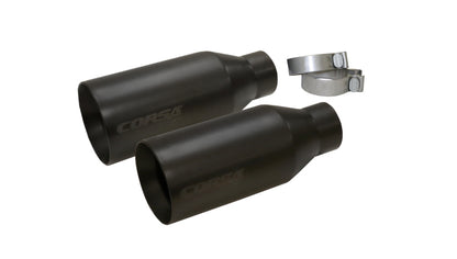 CORSA Performance Corsa 2017-2020 Ford F-150 Raptor 3in Inlet / 5in Outlet Black Cerakote Tip Kit (For Corsa Exh Only)