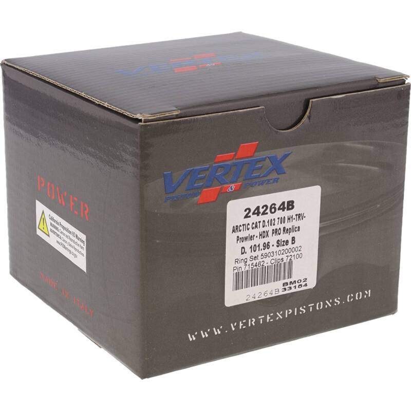 Vertex Pistons Vertex Piston 08-11 Arctic Cat 700 H1 EFI 700cc Forged Replica Piston Kit