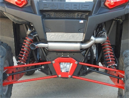 Gibson 11-13 Polaris Ranger RZR XP 900 Base Dual Exhaust - Black Ceramic