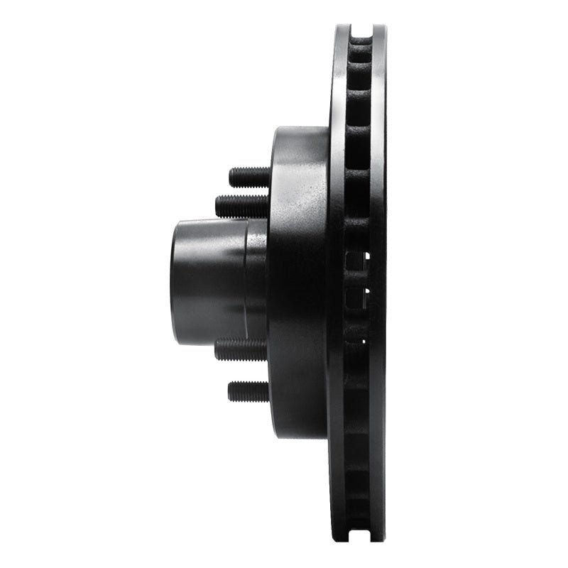 R1 Concepts R1 1982-1995 Buick Regal Front Right Drilled & Slotted Black Brake Rotor
