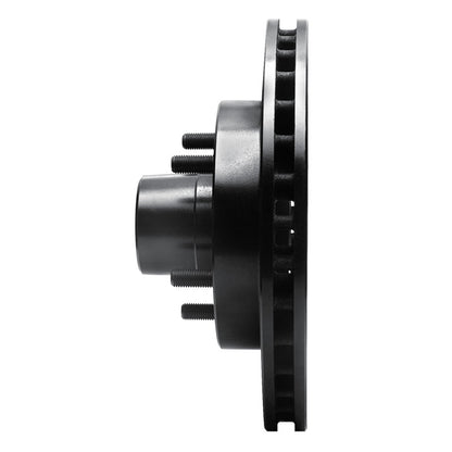 R1 Concepts R1 1982-1995 Buick Regal Front Right Drilled & Slotted Black Brake Rotor