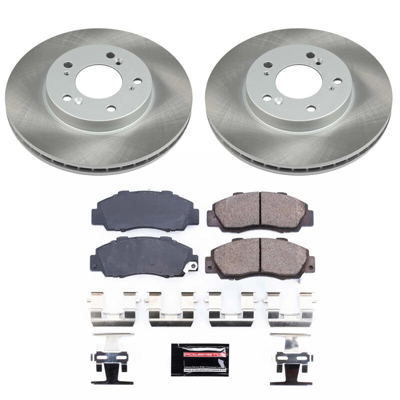 PowerStop Power Stop 96-99 Isuzu Oasis Front Semi-Coated Rotor Kit