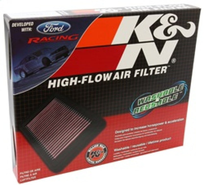 K&N Engineering K&N 10 Ford Mustang GT 4.6L-V8 Drop In Air Filter