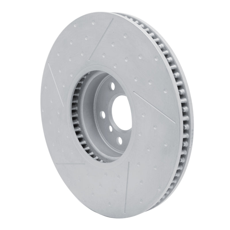 DFC 20-25 BMW M340iX Right Front Hi-Carbon Alloy Geomet Coated Rotor - Dimpled and Slotted