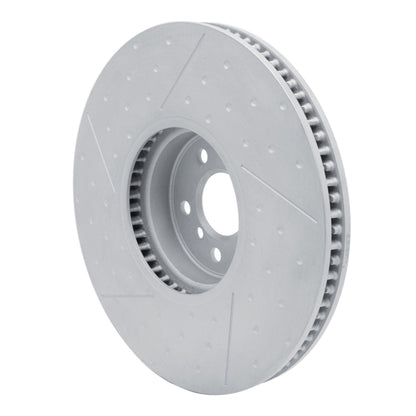 DFC 20-25 BMW M340iX Right Front Hi-Carbon Alloy Geomet Coated Rotor - Dimpled and Slotted