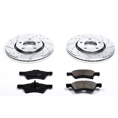 PowerStop Power Stop 03-04 Dodge Caravan Front Z23 Evolution Sport Brake Kit