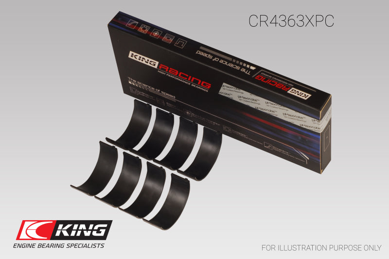 King Engine Bearings GM 134 DOHC Ecotec 2.2L (Size 1.0) Connecting Rod Bearing Set