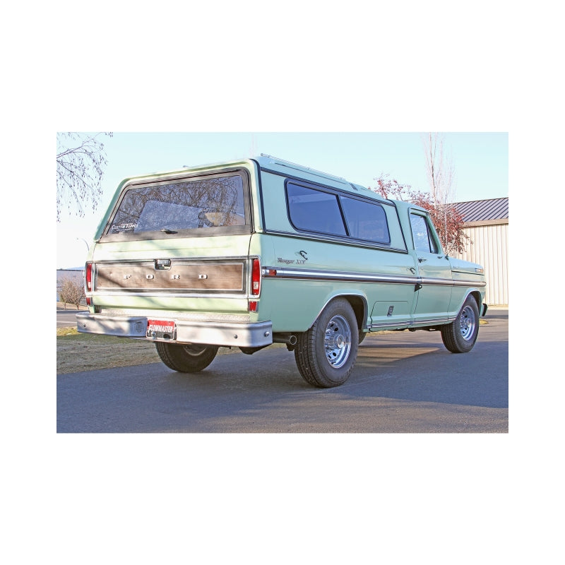 Flowmaster 67-72 Ford F100 American Thunder Cat-Back Exhaust System - (wide Tank)