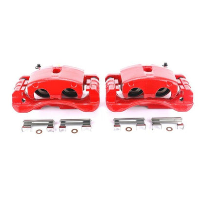 PowerStop Power Stop 02-06 Cadillac Escalade Front or Rear Red Calipers w/Brackets - Pair