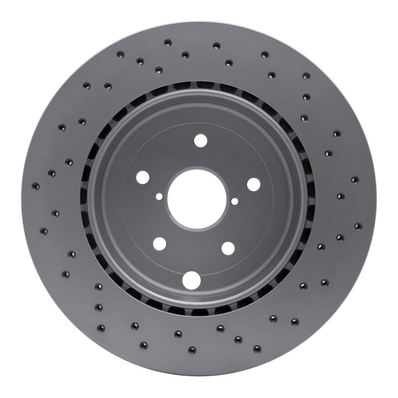 DFC 18-25 Subaru WRX Rear Drilled GeoSPEC Coated Rotor