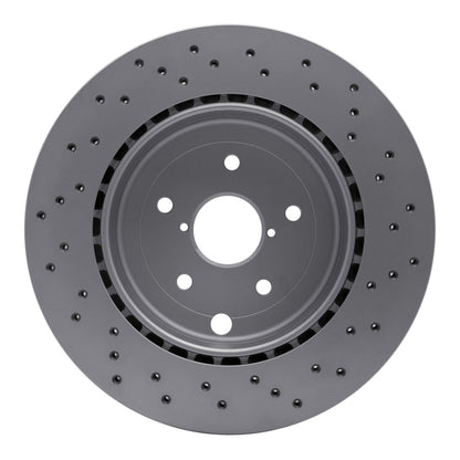 DFC 18-25 Subaru WRX Rear Drilled GeoSPEC Coated Rotor