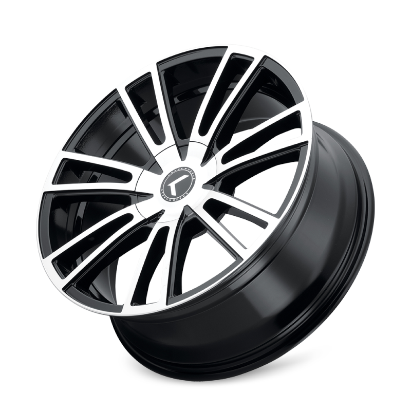 Kraze Wheels Kraze KR183 Spectra 18x8 / 5x112/120 BP / 40mm Offset / 74.1mm Hub Gloss Black Machined Wheel