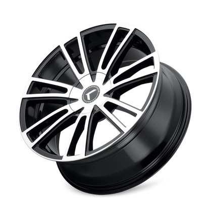 Kraze Wheels Kraze KR183 Spectra 18x8 / 5x110/127 BP / 40mm Offset / 72.62mm Hub Gloss Black Machined Wheel