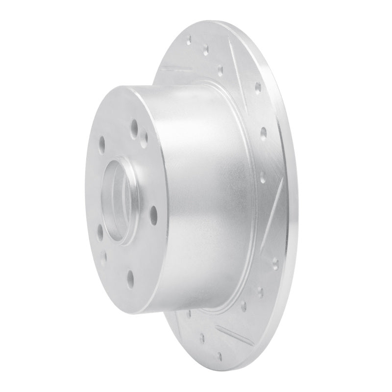 R1 Concepts R1 96-98 Acura TL Rear Right Drilled & Slotted Silver Brake Rotor