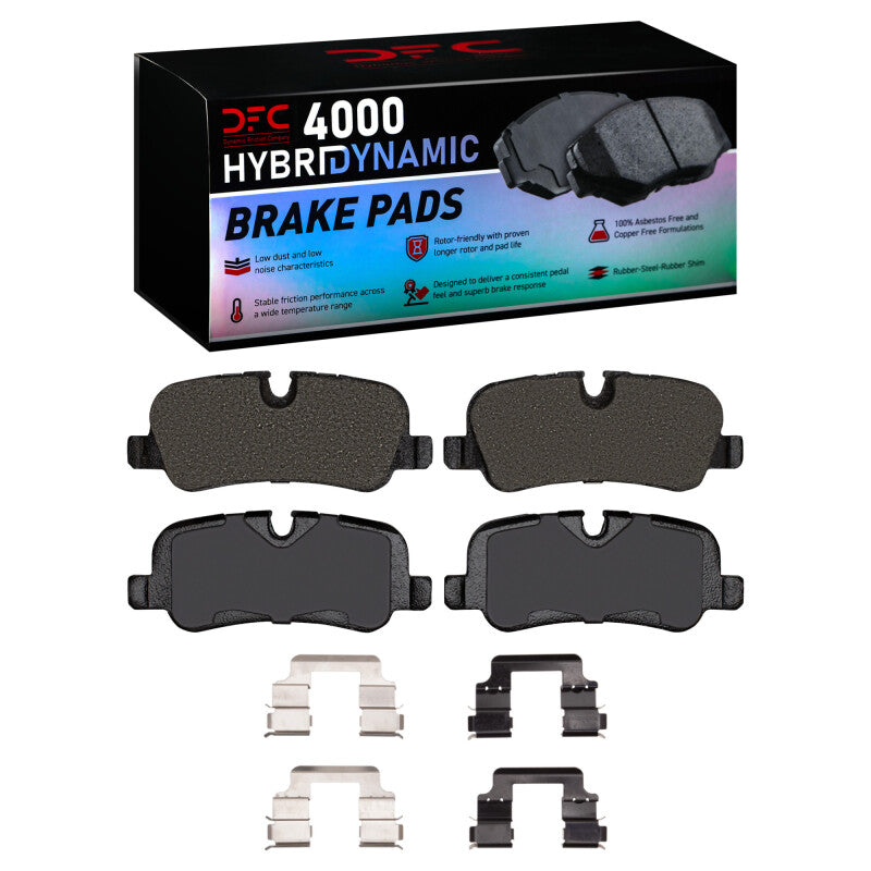 DFC 05-16 Land Rover LR4 Rear 4000 HybriDynamic Brake Pads and Hardware Kit