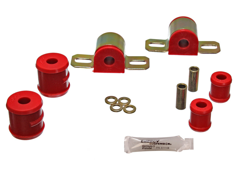 Energy Suspension GM 1in Rear Stab Bushing Set - Red