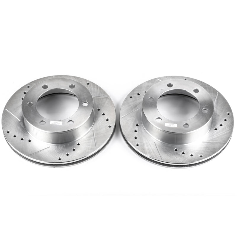 PowerStop Power Stop 96-02 Toyota 4Runner Front Evolution Drilled & Slotted Rotors - Pair