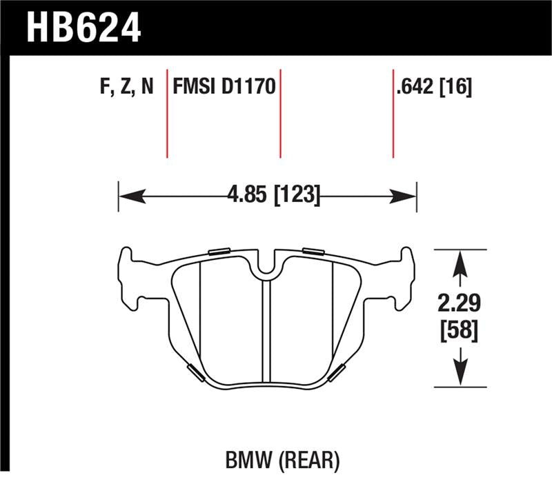 Hawk Performance Hawk 06 BMW 330i/330xi / 07-09 335i / 07-08 335xi / 09 335d / 08-09 328i Performance Ceramic Street