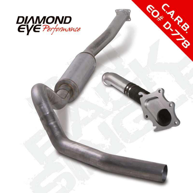 Diamond Eye Performance Diamond Eye KIT 4in Catback Single SS CHEVY/GMC 6.6L 2500/3500 01-05