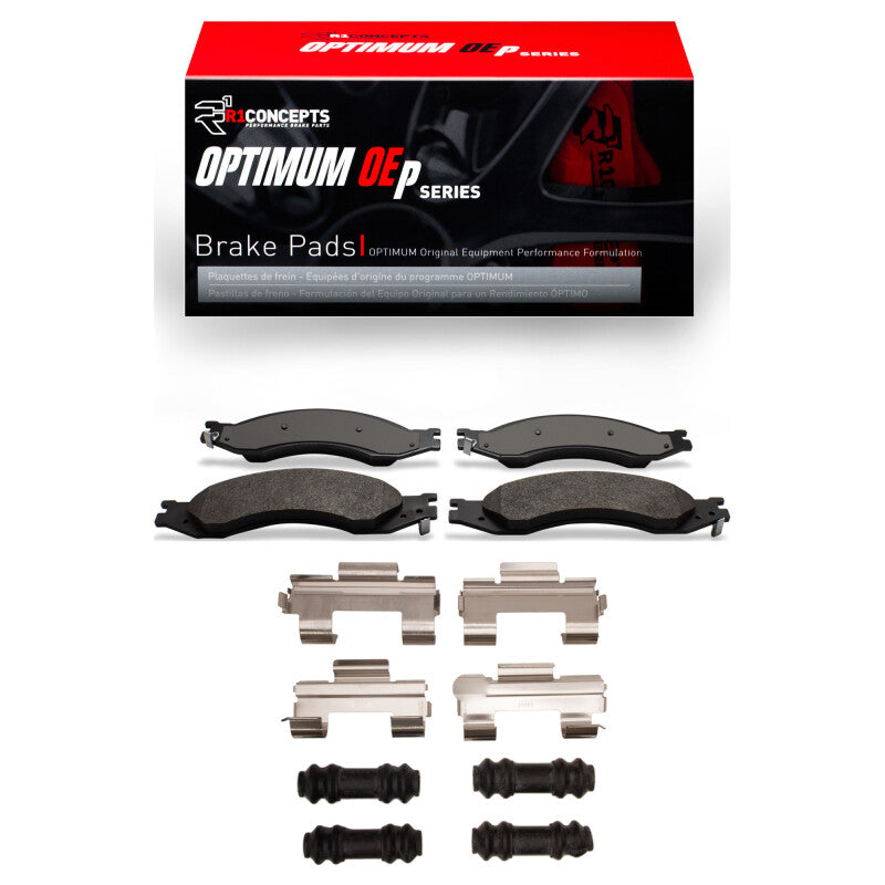 R1 Concepts R1 03-10 Chevrolet C4500 Kodiak Front/Rear Optimum OE Pads & Hardware Kit