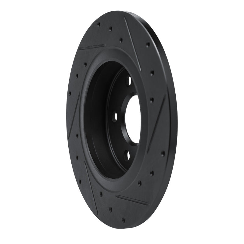 R1 Concepts R1 19-26 Mercedes-Benz A220 Rear Left Drilled & Slotted Black Brake Rotor