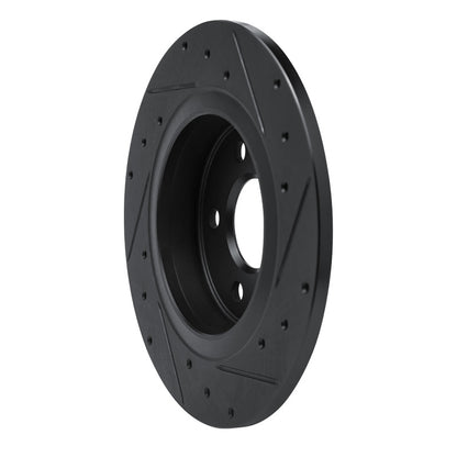 R1 Concepts R1 19-26 Mercedes-Benz A220 Rear Left Drilled & Slotted Black Brake Rotor