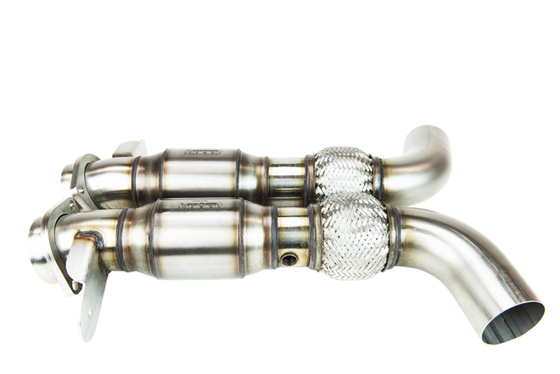 Kooks Headers Kooks 2015+ Ford Mustang GT350 5.2L 3in x 2-3/4in Green Cat SS X-Pipe Kooks HDR Req