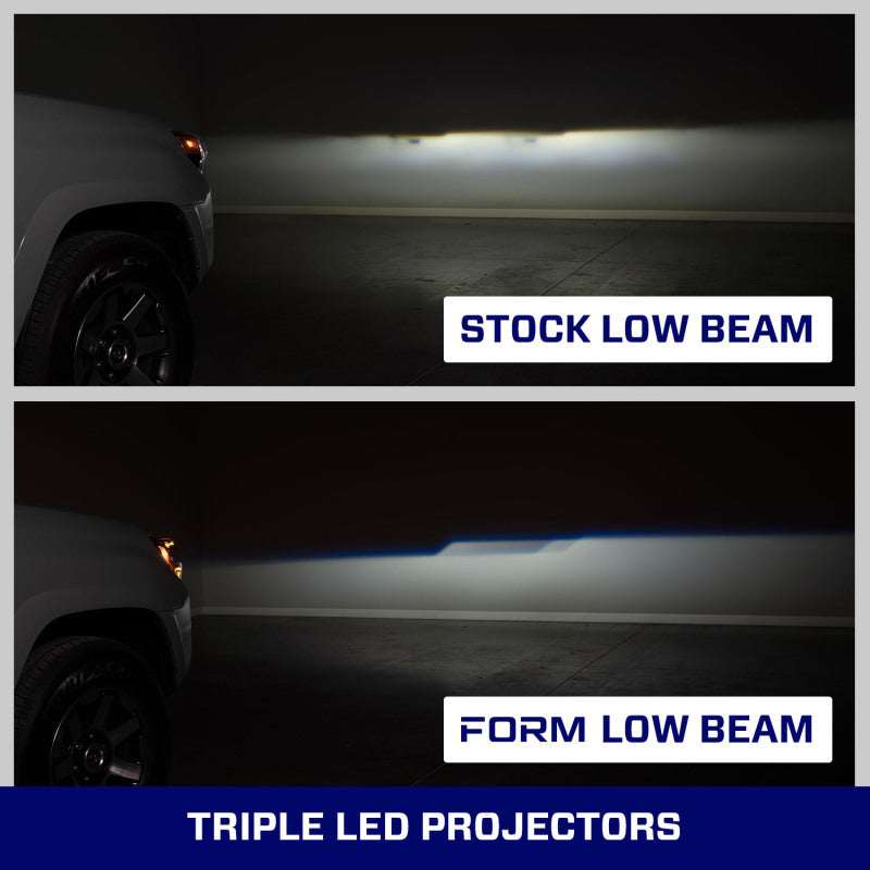 Form Lighting 2014-2024 Toyota 4Runner Sequential LED Projector Headlights (Pair)