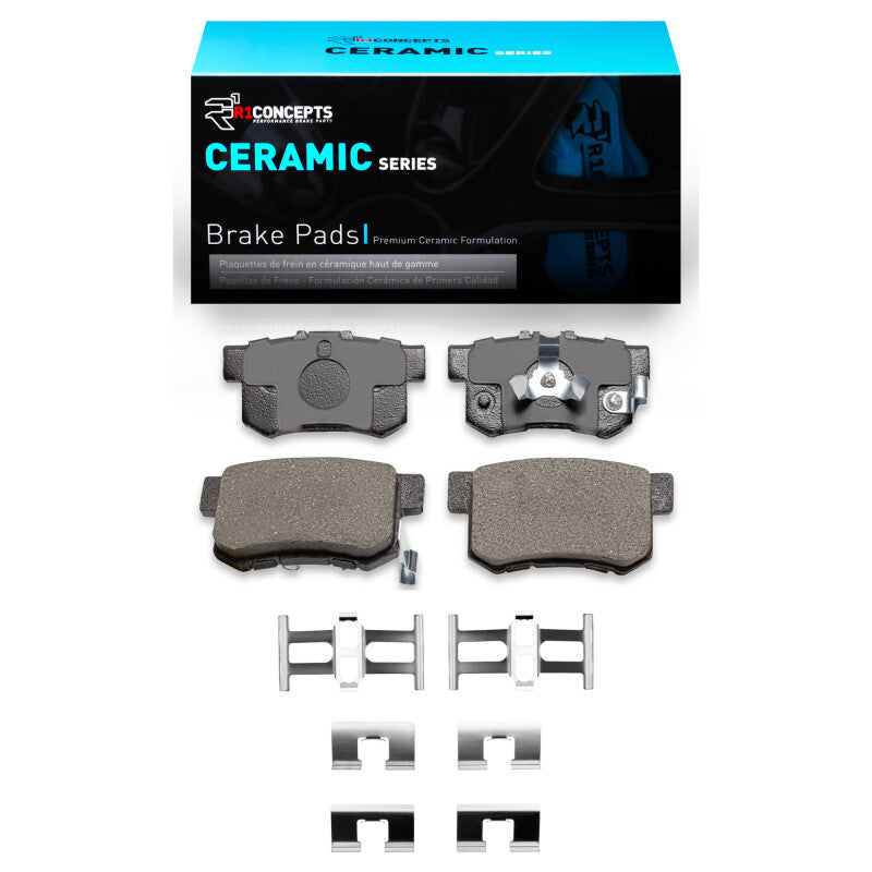 R1 Concepts R1 2005-2018 Acura RDX Rear R1 Ceramic Pads & Hardware Kit