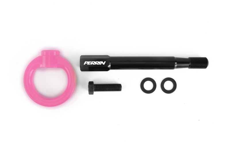 Perrin Performance PERRIN 22-26 Toyota GR86 Tow Hook Kit (Front) - Hyper Pink