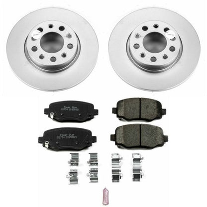 PowerStop Power Stop 16-18 Fiat 500X Rear Z17 Evolution Geomet Coated Brake Kit