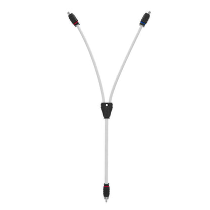 DS18 Marine Grade Tinned Copper OFC RCA Wires 2 Female to 1 Male Splitter