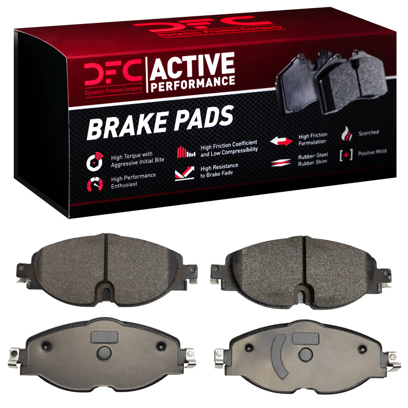 DFC 15-25 Audi A3 Sportback E-TRON Front Active Performance Pads - Low Metallic