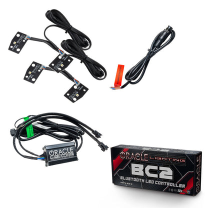 ORACLE Lighting Oracle 2021 Ford Bronco DRL Upgrade w/ Halo Kit - ColorSHIFT w/ BC1 Controller