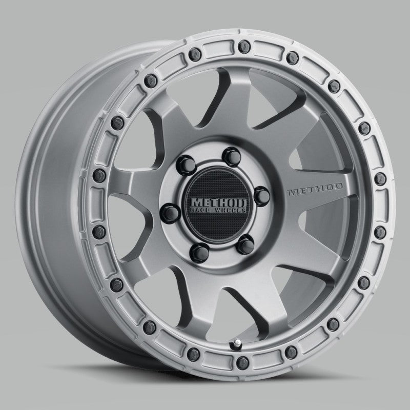 Method Wheels Method MR317 17x8.5 0mm Offset 6x5.5 106.25mm CB Matte Titanium Wheel