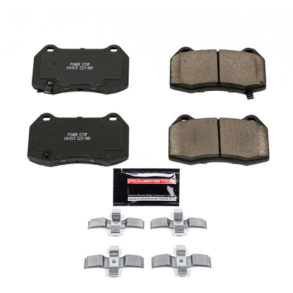 PowerStop Power Stop 03-04 Infiniti G35 Front Z23 Evolution Sport Brake Pads w/Hardware