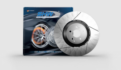 SHW Performance SHW 17-20 Porsche Panamera 4 3.0L w/20in Whl w/o Ceramic Brake Right Rear Slot LW Rotor (971615602G)