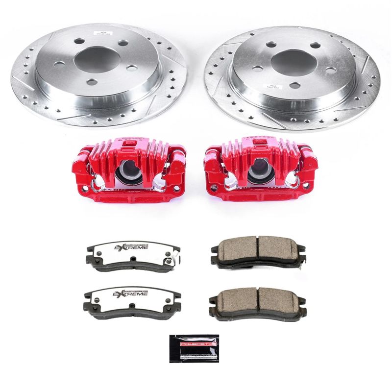 PowerStop Power Stop 99-04 Oldsmobile Alero Rear Z26 Street Warrior Brake Kit w/Calipers