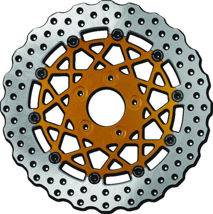 Performance Machine Disc/Carr Speedstar 11.8in x .20 FF No O/S Rr - Gold Ano