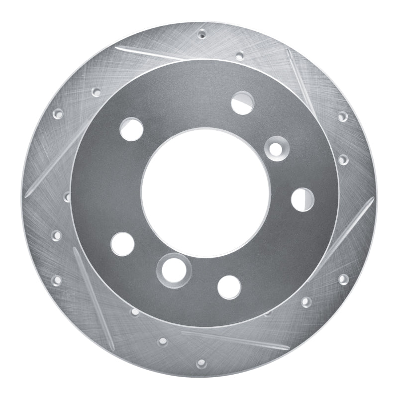 R1 Concepts R1 02-18 Dodge Sprinter 3500 Rear Right Drilled & Slotted Silver Brake Rotor