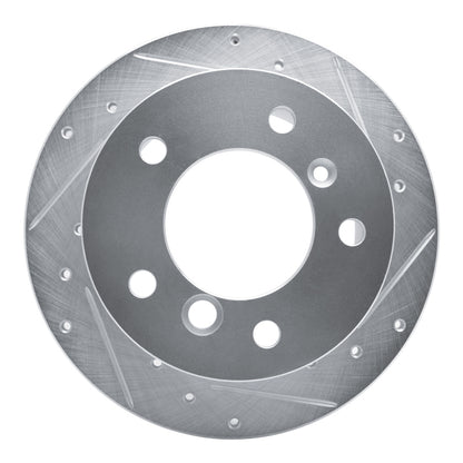 R1 Concepts R1 02-18 Dodge Sprinter 3500 Rear Right Drilled & Slotted Silver Brake Rotor