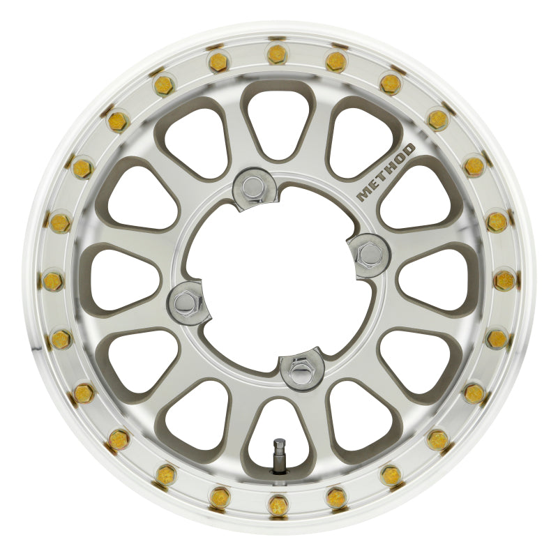 Method Wheels Method MR401-R UTV Beadlock 15x5 / 2.5+2.5/0mm Offset / 4x156 / 127mm CB Machined - Raw Wheel