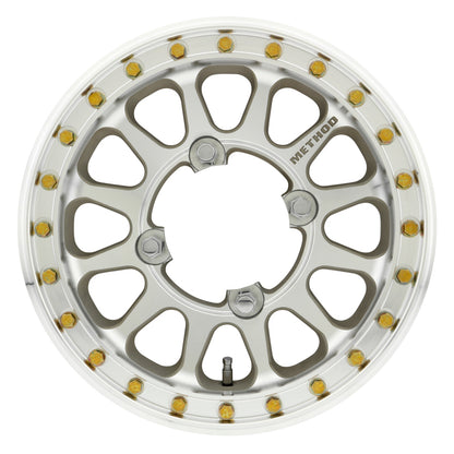 Method Wheels Method MR401-R UTV Beadlock 15x5 / 2.5+2.5/0mm Offset / 4x156 / 127mm CB Machined - Raw Wheel