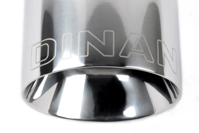 Dinan Double-Walled 4.5in Clamp-On Exhaust Tip - Polished - 4.5in Outlet / 3in Inlet