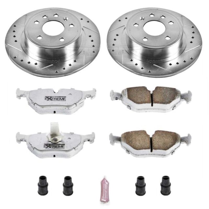 PowerStop Power Stop 99-10 Saab 9-5 Rear Z26 Street Warrior Brake Kit