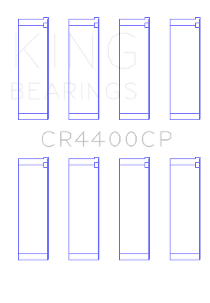 King Engine Bearings Honda R16A/R18A 2006- Current (Size +0.75mm) Connecting Rod Bearing Set