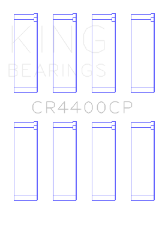 King Engine Bearings Honda R16A/R18A 2006- Current (Size +0.50mm) Connecting Rod Bearing Set