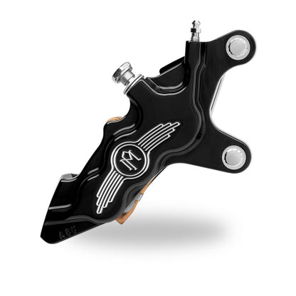 Performance Machine Front 6 Piston Diff Bore Caliper - Contrast Cut