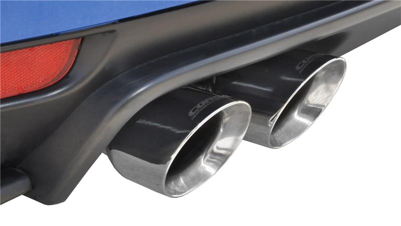 CORSA Performance Corsa 2008-2014 Subaru Impreza Hatchback STI 2.5L Turbo Manual Polished Sport Cat-Back Exhaust