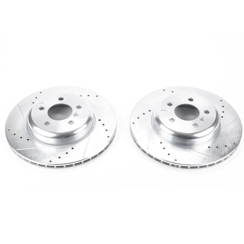 PowerStop Power Stop 16-18 BMW 320i xDrive Rear Evolution Drilled & Slotted Rotors - Pair
